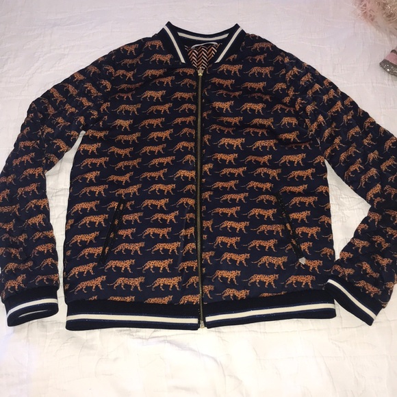 Scotch & Soda Other - Scotch & soda reversible leopard bomber jacket